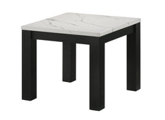 Ivy 3-Pk Faux Marble White Cocktail Set