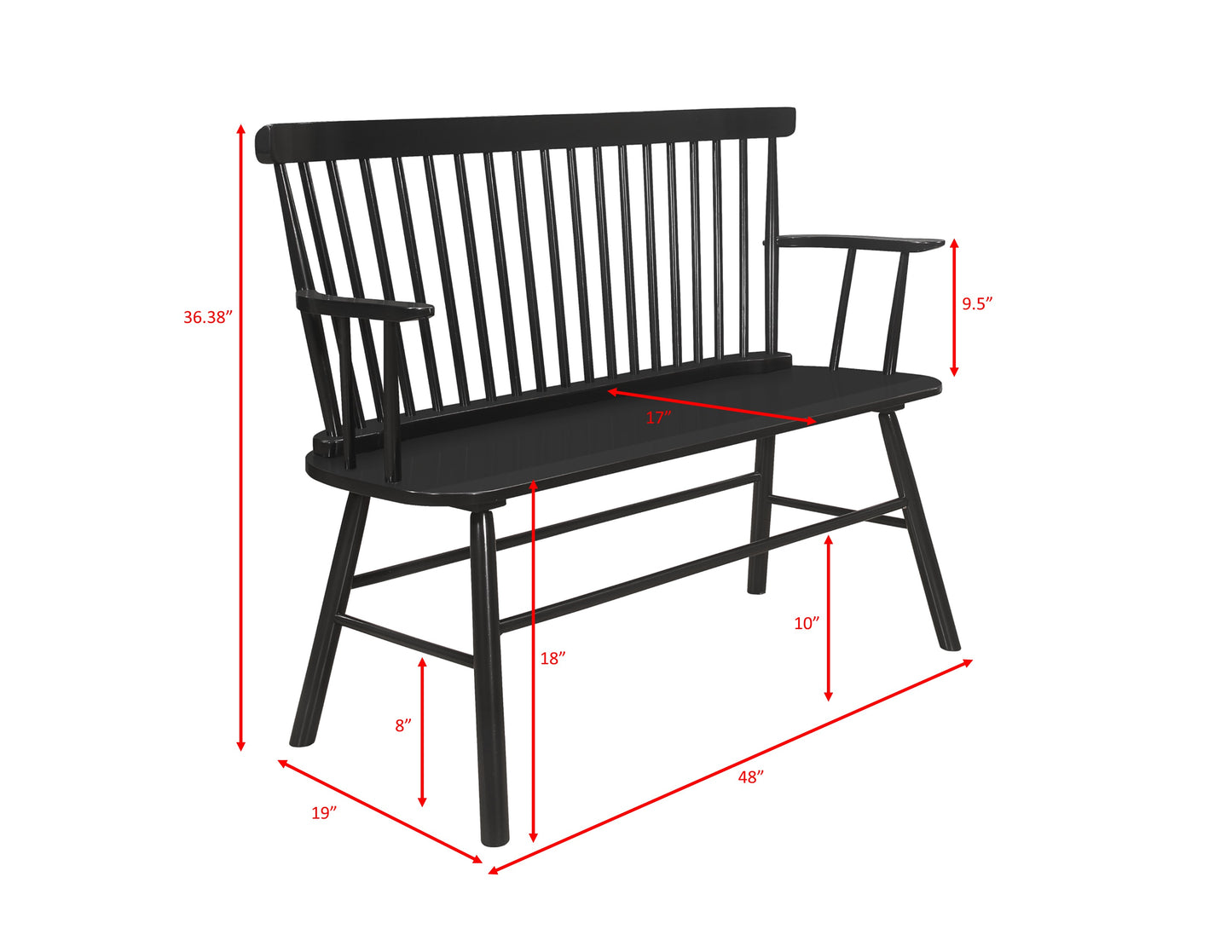Jerimiah Spindleback Bench