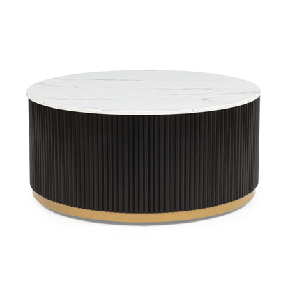Kara Coffee Table W/ Casters