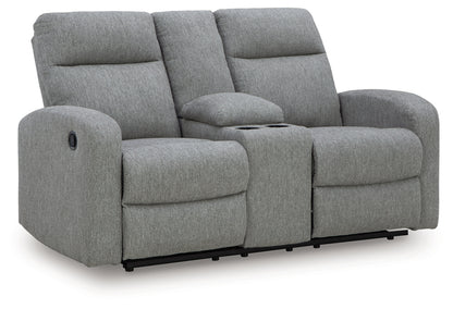 Moreau Place DBL Rec Loveseat w/Console