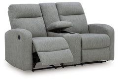 Moreau Place DBL Rec Loveseat w/Console