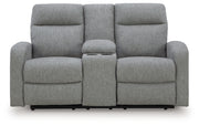 Moreau Place DBL Rec Loveseat w/Console