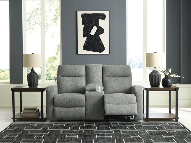 Moreau Place DBL Rec Loveseat w/Console
