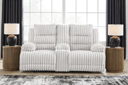 Technique DBL Recliner Power Loveseat w/ Console