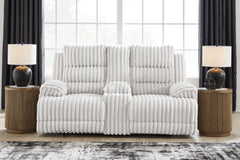 Technique DBL Recliner Power Loveseat w/ Console