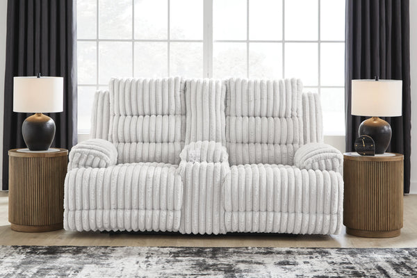 Technique DBL Recliner Power Loveseat w/ Console