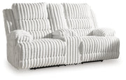 Technique DBL REC PWR Loveseat w/Console