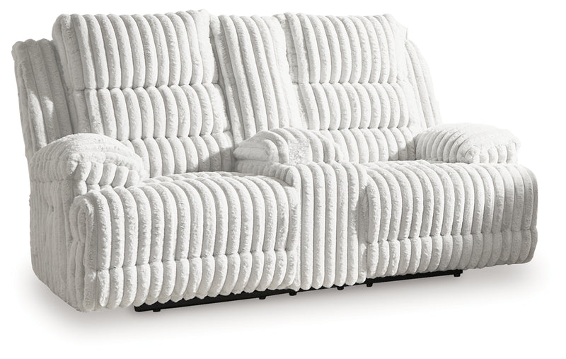 Technique DBL Recliner Power Loveseat w/ Console