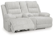 Technique DBL Recliner Power Loveseat w/ Console
