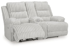 Technique DBL Recliner Power Loveseat w/ Console