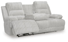 Technique Reclining Power Sofa w/ Drop-Down Table