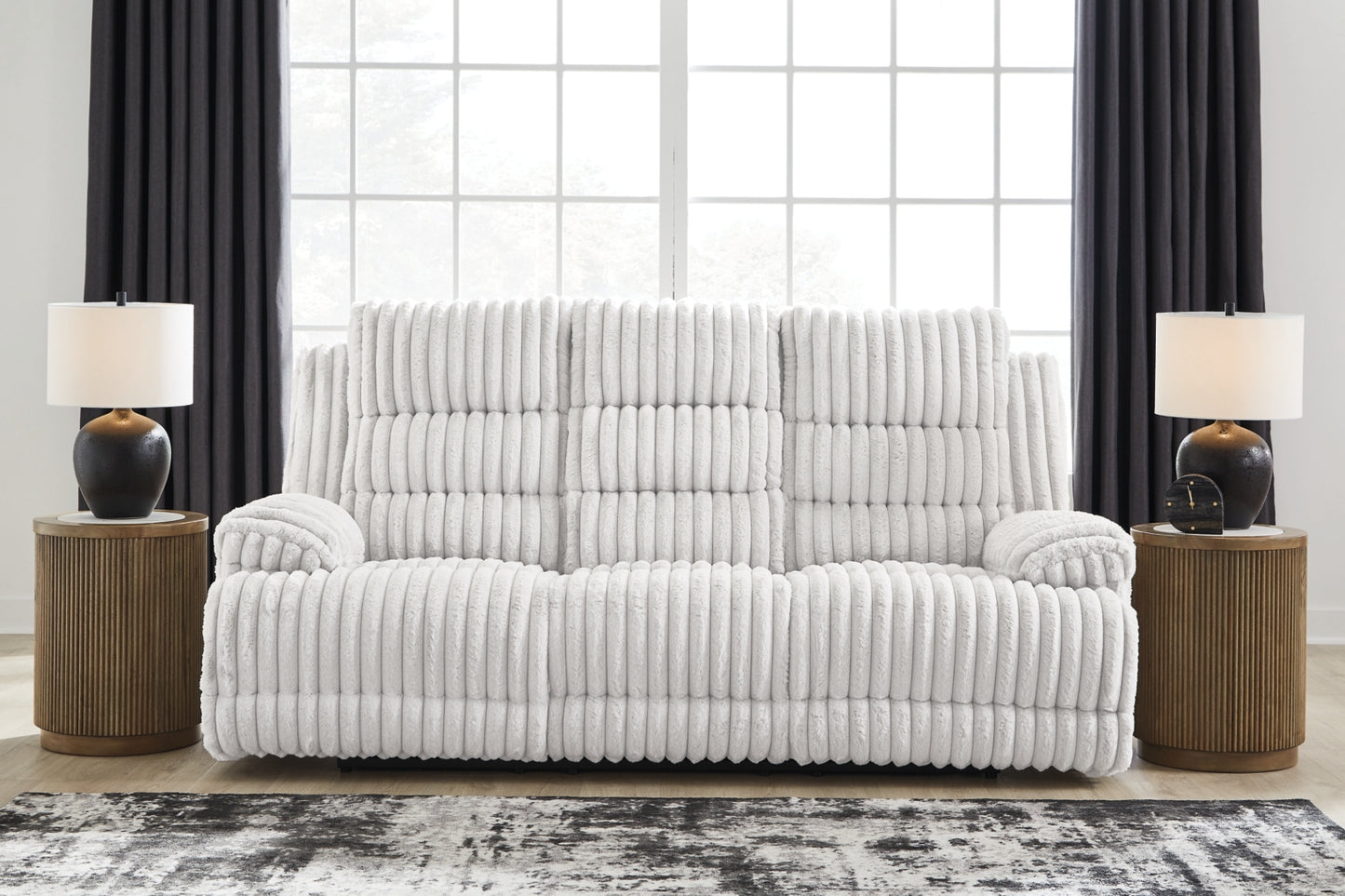 Technique Reclining Power Sofa w/ Drop-Down Table
