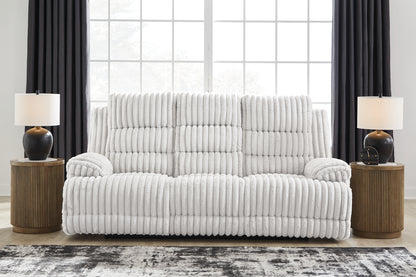 Technique Reclining Power Sofa w/ Drop-Down Table