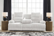Technique Reclining Power Sofa w/ Drop-Down Table