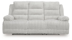Technique Reclining Power Sofa w/ Drop-Down Table