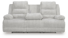 Technique Reclining Power Sofa w/ Drop-Down Table