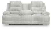 Technique Reclining Power Sofa w/ Drop-Down Table