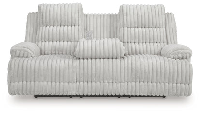 Technique Reclining Power Sofa w/ Drop-Down Table