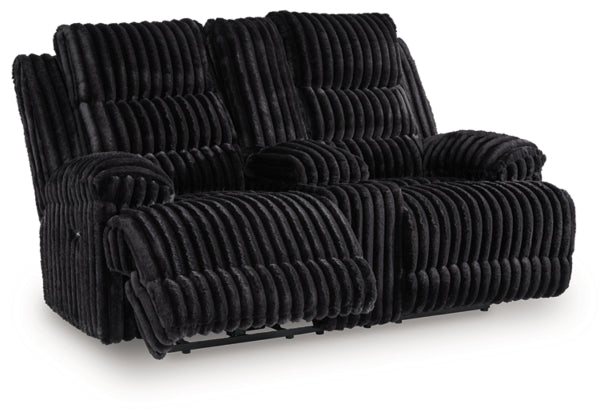 Technique DBL Recliner Power Loveseat w/ Console