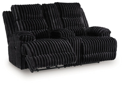 Technique DBL Recliner Power Loveseat w/ Console