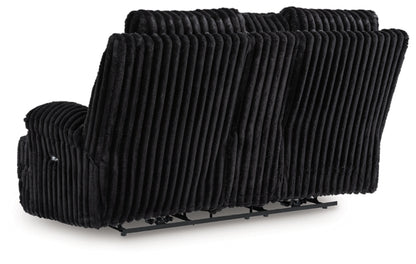 Technique DBL Recliner Power Loveseat w/ Console