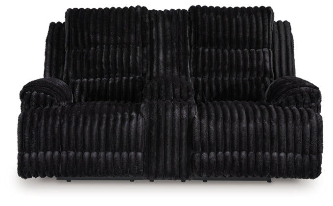 Technique DBL Recliner Power Loveseat w/ Console