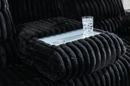 Technique Reclining Power Sofa w/ Drop-Down Table