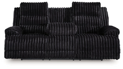 Technique Reclining Power Sofa w/ Drop-Down Table