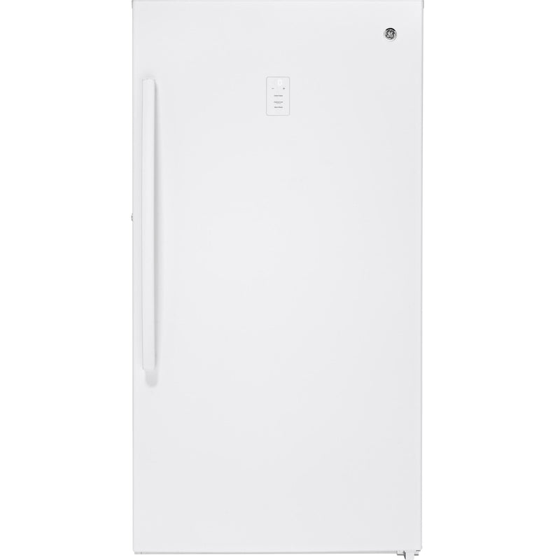 GE 14.1 cu. ft. Upright Freezer with LED Lighting FUF14DLRWW
