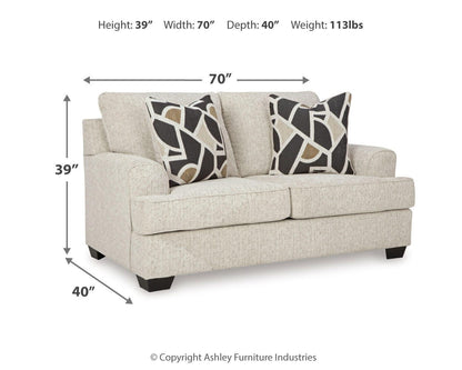 Heartcort Sofa, Loveseat, Chair and Ottoman