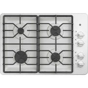 GE 30-inch Built-In Gas Cooktop JGP3030DLWW IMAGE 1