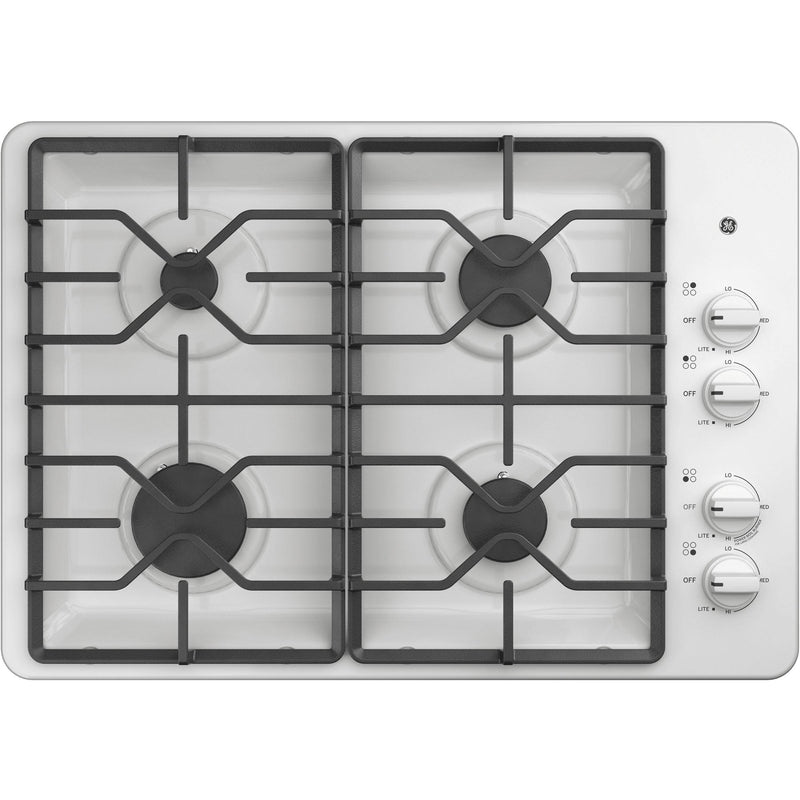 GE 30-inch Built-In Gas Cooktop JGP3030DLWW