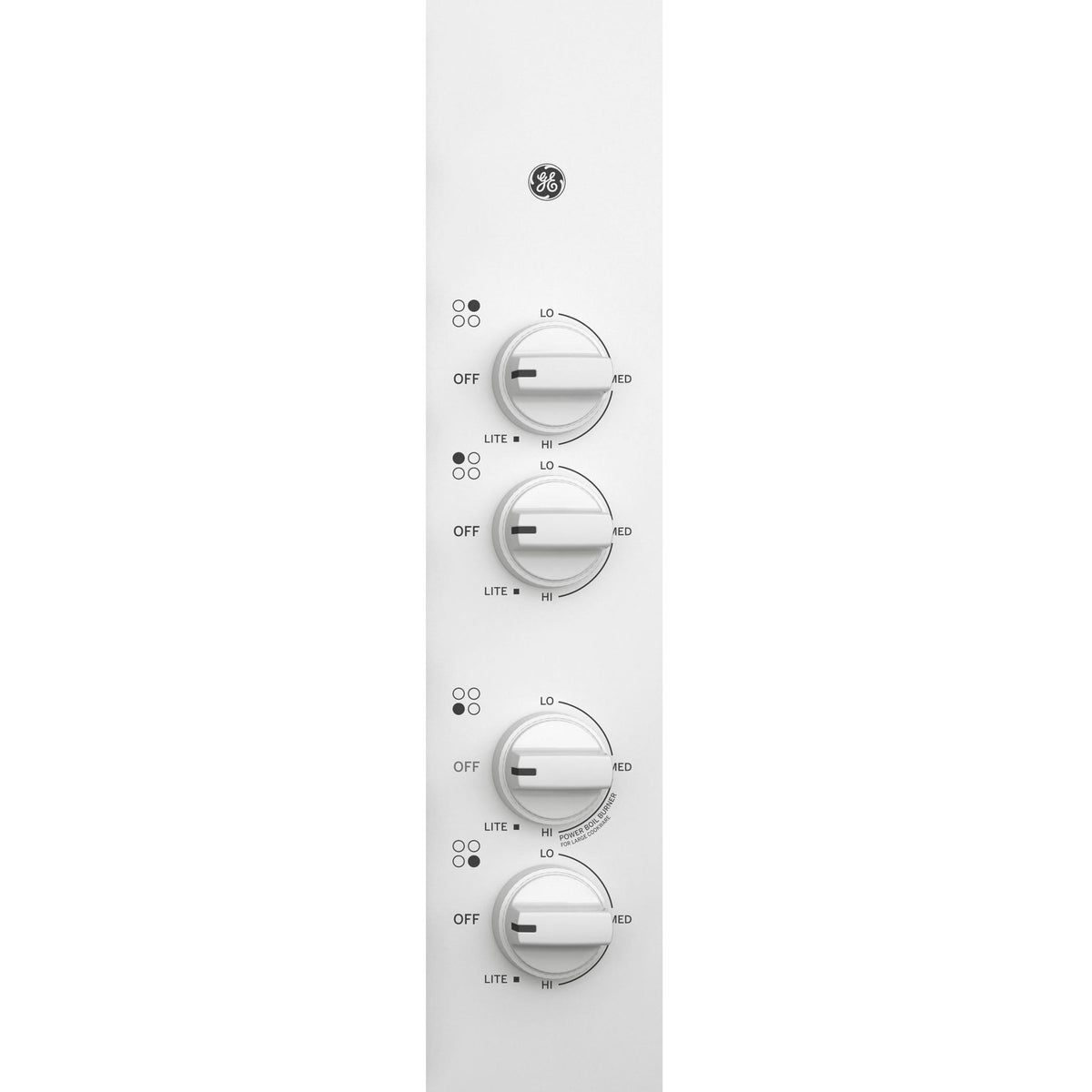  GE 30-inch Built-In Gas Cooktop JGP3030DLWW IMAGE 2