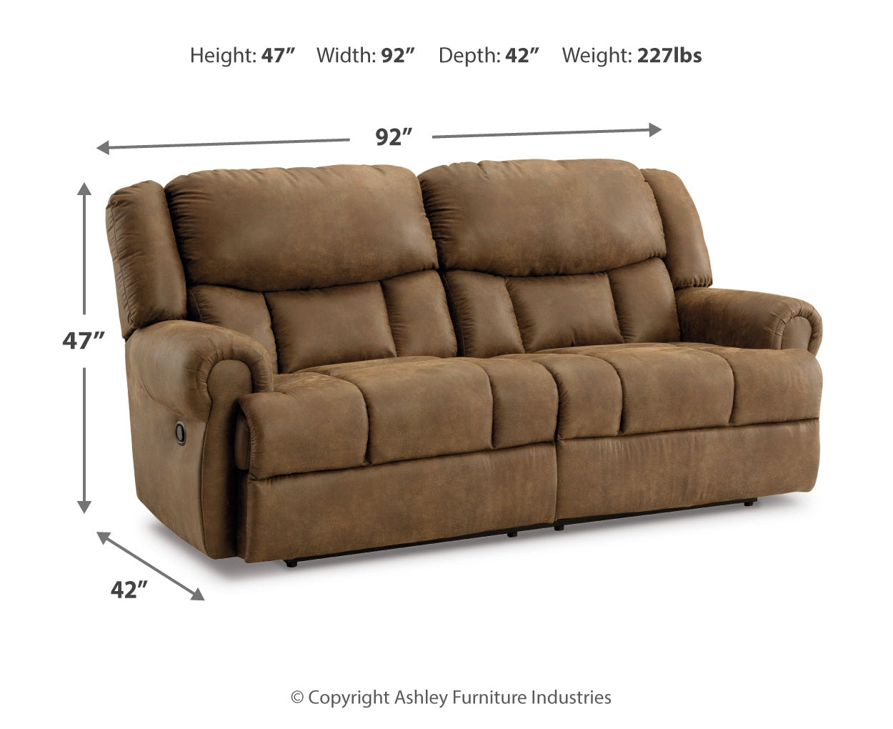 Boothbay 2 Seat Reclining Sofa