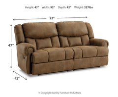 Boothbay 2 Seat Reclining Sofa