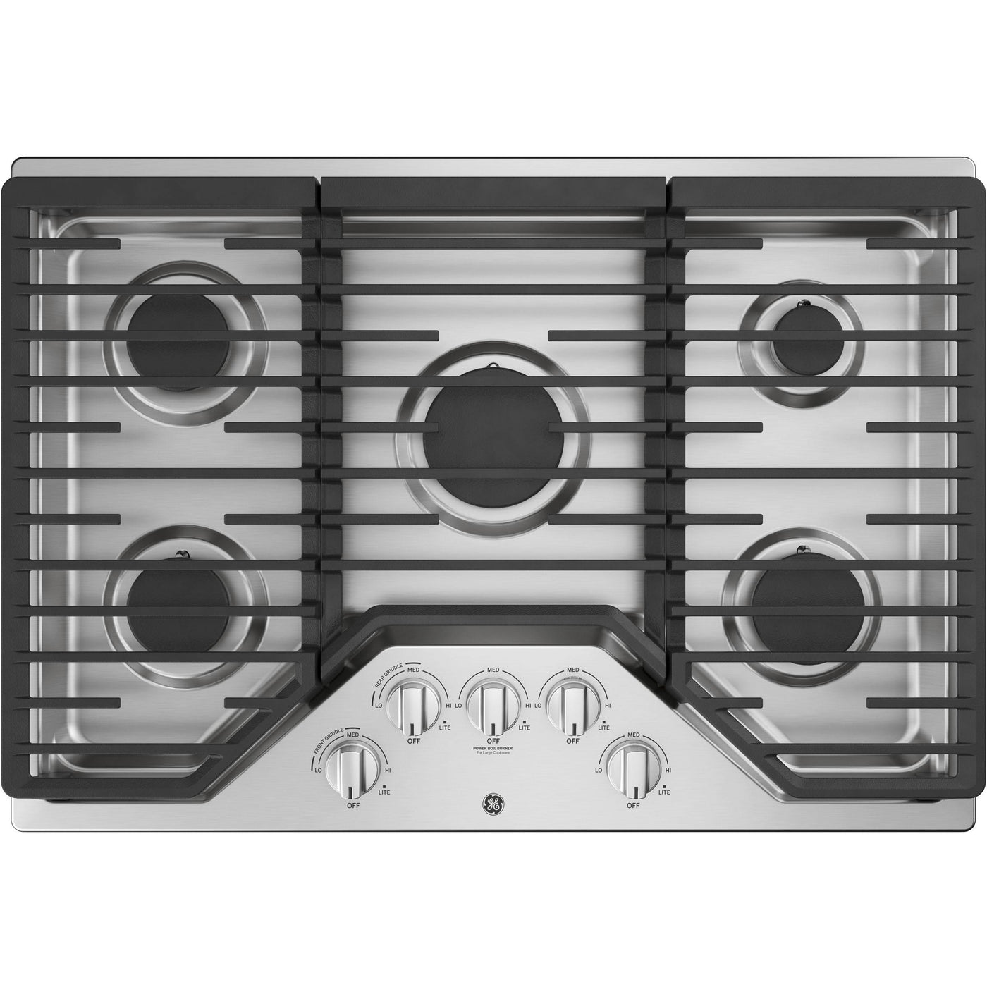  GE 30-inch Built-In gas Cooktop JGP5030SLSS IMAGE 1