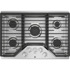  GE 30-inch Built-In gas Cooktop JGP5030SLSS IMAGE 1