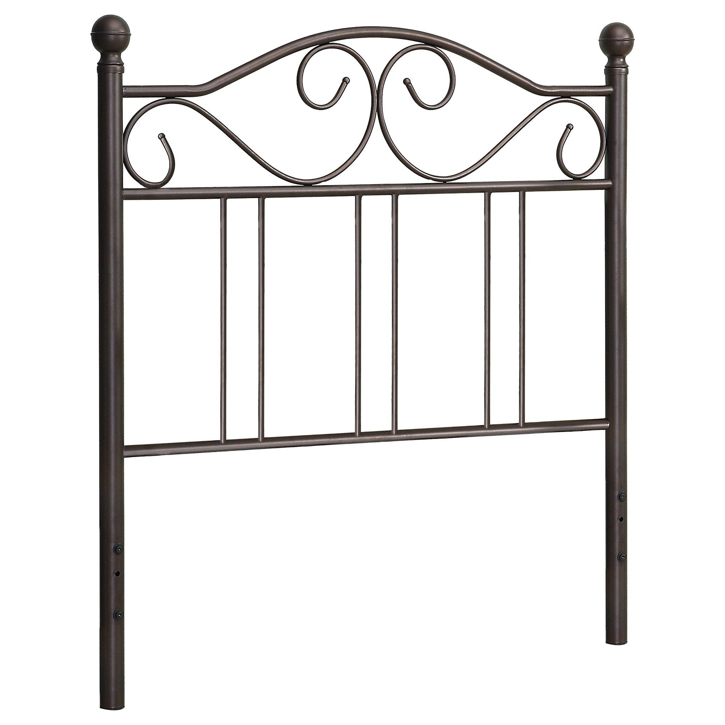 Ellis Metal Open Frame Headboard Dark Bronze