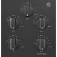  GE 36-inch Built-In Gas Cooktop with MAX Burner System JGP3036DLBB IMAGE 2