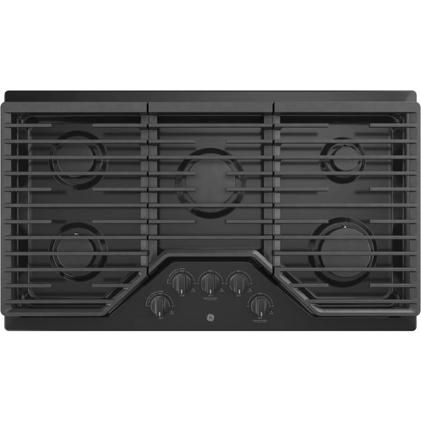 GE 36-inch Built-In Gas Cooktop JGP5036DLBB