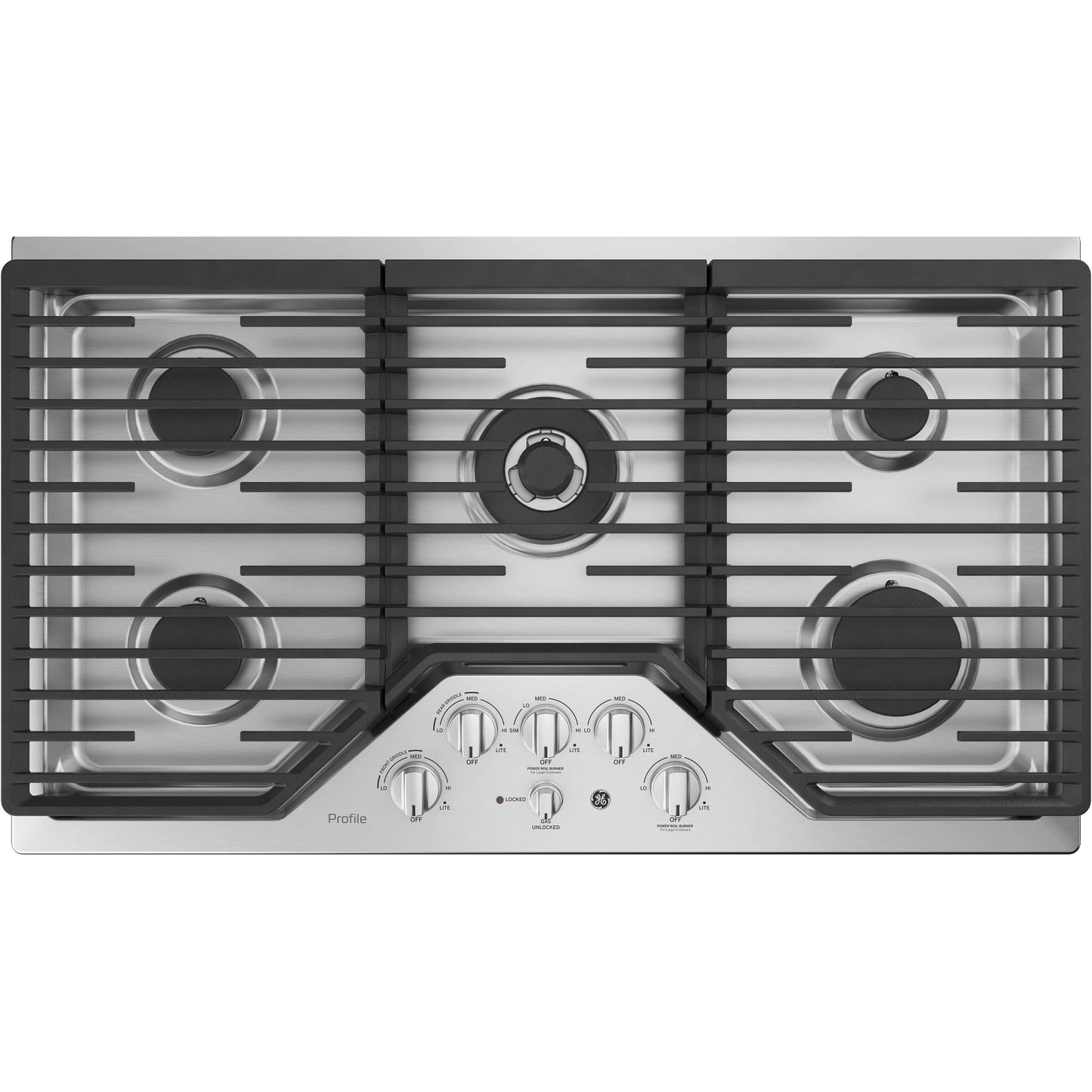  GE Profile 36-inch Built-In Gas Cooktop PGP9036SLSS IMAGE 1