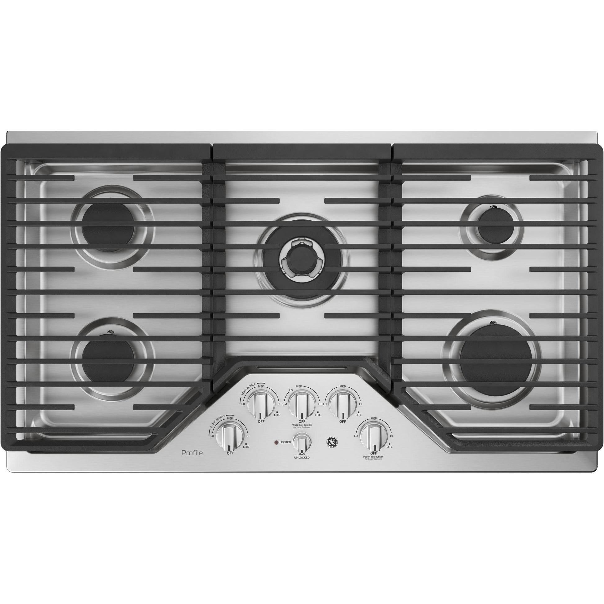  GE Profile 36-inch Built-In Gas Cooktop PGP9036SLSS IMAGE 1