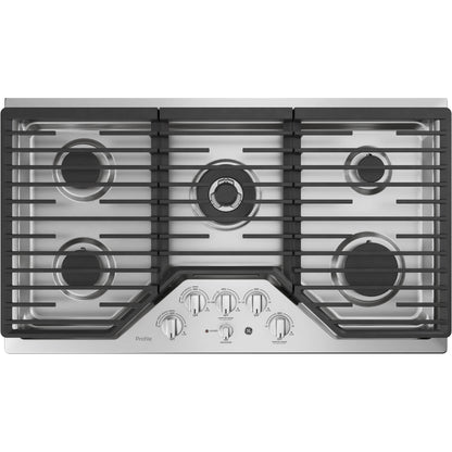  GE Profile 36-inch Built-In Gas Cooktop PGP9036SLSS IMAGE 1