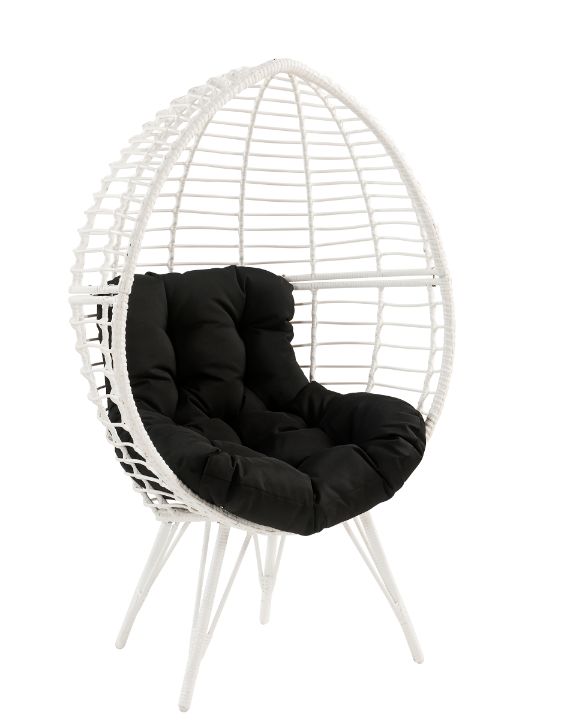 Sillón de patio galvanizado de 62" de ancho