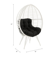 Sillón de patio galvanizado de 62" de ancho