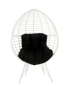 Sillón de patio galvanizado de 62" de ancho