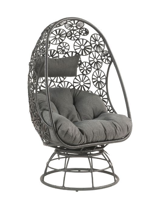 Sillón y mesa auxiliar de patio Hikre