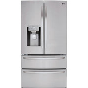 LG 36-inch, 27.8 cu.ft. Freestanding French 4-Door Refrigerator with Slim SpacePlus® Ice System LMXS28626S IMAGE 1