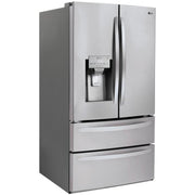  LG 36-inch, 27.8 cu.ft. Freestanding French 4-Door Refrigerator with Slim SpacePlus® Ice System LMXS28626S IMAGE 2