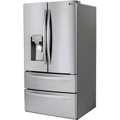  LG 36-inch, 27.8 cu.ft. Freestanding French 4-Door Refrigerator with Slim SpacePlus® Ice System LMXS28626S IMAGE 3